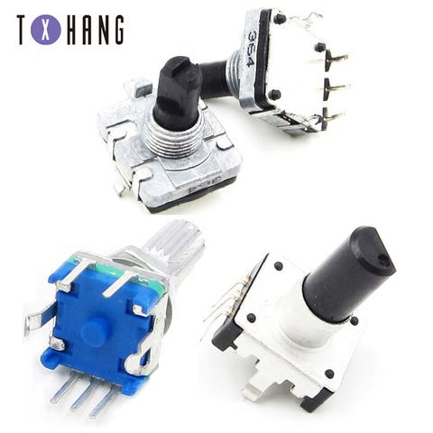 Codeur rotatif 2 pièces, commutateur de code EC11 EC12 EC16, potentiomètre numérique audio électronique à monter soi-même ► Photo 1/4