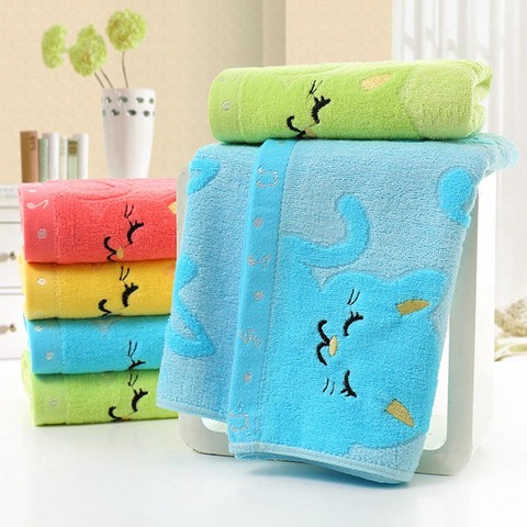 Doux coton serviette de bain dessin animé chat couverture bébé nouveau-né infantile enfants respirant confortable serviettes mignon maillots de bain douche tissu ► Photo 1/6