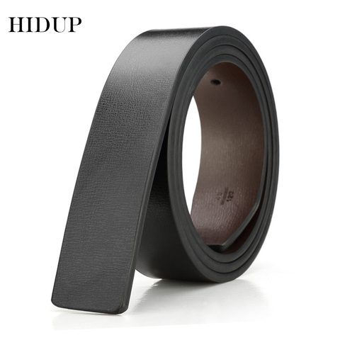 Life – ceinture en cuir véritable pour hommes, bonne qualité, Style coulissant, sangle souple, seulement 3.3cm de large, sans boucles, 2022 LUWJ16 ► Photo 1/6