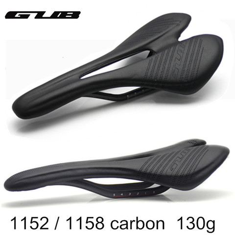 GUB 1158 1159 selle de vélo en Fiber de carbone ultralégère selle vtt vélo de route selles VTT selle de course respirant antidérapant ► Photo 1/4