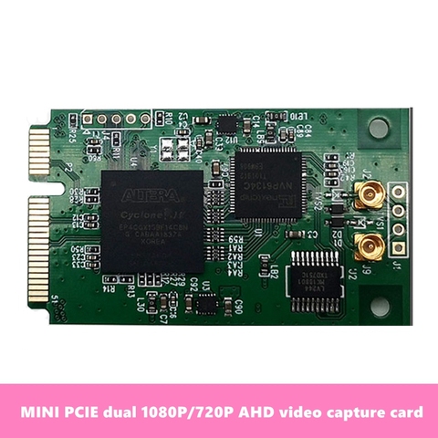 MINI interface PCIE 1080P 720P AHD, carte d'acquisition vidéo, prise en charge du pilote Directshow ► Photo 1/1