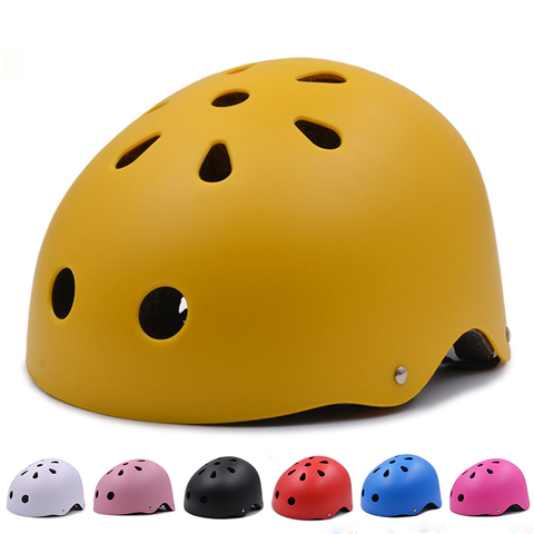 Casque de vélo vtt rond pour enfants/adultes, accessoire de Sport pour hommes et femmes, taille de tête réglable, pour vélo de route en montagne ► Photo 1/6