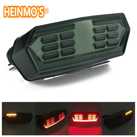 Pour MSX125 MXS 125 CBR650F CTX700 CTX700N Moto LED Arrière Frein Stop Clignotants Lampe Lumière Clignotant Signal Moto ► Photo 1/6