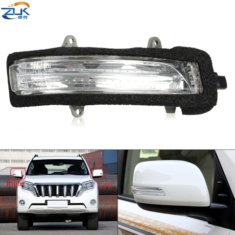 ZUK rétroviseur latéral clignotant LED répéteur lampe pour TOYOTA LAND CRUISER PRADO 2009-2016 LAND CRUISER 2012-2017 ► Photo 1/6