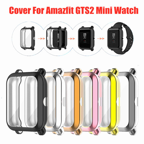 Étui de protection d'écran pour Xiaomi Huami Amazfit GTS 2 mini montre coloré protecteur housse de protection pour Amazfit GTS2 mini étuis ► Photo 1/6