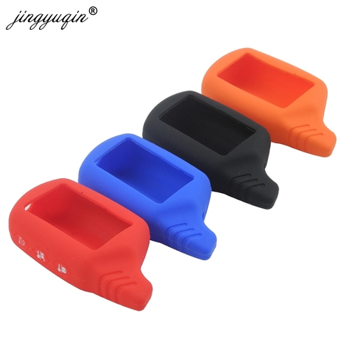 Jingyuqin Couvercle du Clavier B9/B6 Étui En Silicone pour Starline B91/B61/A91/A61 KGB FX-5 Jaguar ez-un LCD Porte-clés De Voiture À Distance 2 Façon D'alarme ► Photo 1/6