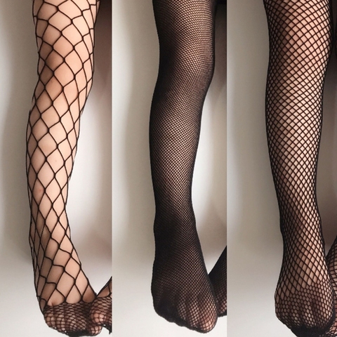 Bas en maille pour filles | Collants noirs à la mode ► Photo 1/6