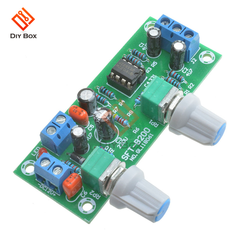 Préamplificateur stéréo NE5532, panneau de tonalité DC 10-24V, Module de filtre passe-bas FR-4 PCB, kit de bricolage Anti-interférence puissant ► Photo 1/6