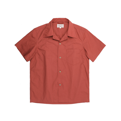 T-shirts à manches courtes à col cubain pour hommes, t-shirts rétro unis ► Photo 1/6