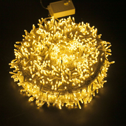 Guirlande lumineuse LED d'extérieur, 10M 20M 30M 50M 100M, pour jardin, noël, vacances, mariage ► Photo 1/6