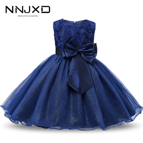 Robe d'été sans les manches avec jupe tut pour fille, tenue de princesse à motif floral, idéale pour une fête d'anniversaire, un mariage ou un bal de promo ► Photo 1/6