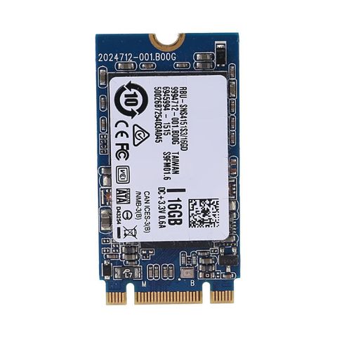 SNS4151S3 16GB SATA Module interne SSD demi-mince disque dur à semi-conducteurs pour ordinateur portable ► Photo 1/6