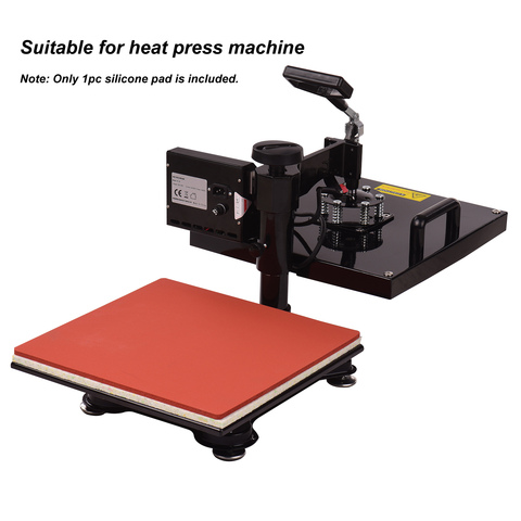 Aibecy – tapis de pressage à chaud en Silicone, plaque résistante aux hautes températures pour Machine à presser les T-Shirts, transfert de chaleur par Sublimation ► Photo 1/6