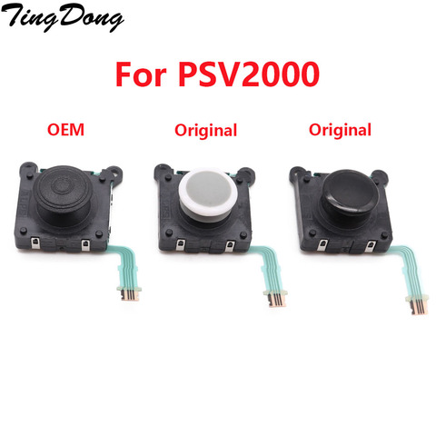 TingDong pour PS Vita 2000 mince 3D analogique Joystick joie bâton de remplacement pour PSV2000 PSV 2000 analogique réparation ► Photo 1/5