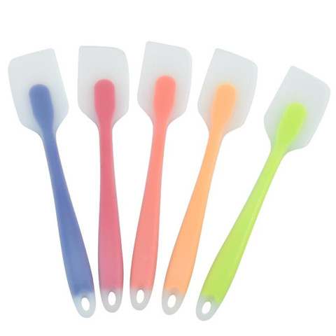 Spatule pour gâteau en silicone, outils de cuisson, pâtisserie, cuisine, mélangeur de crème glacée, cuillère à crème, décorateur ► Photo 1/6