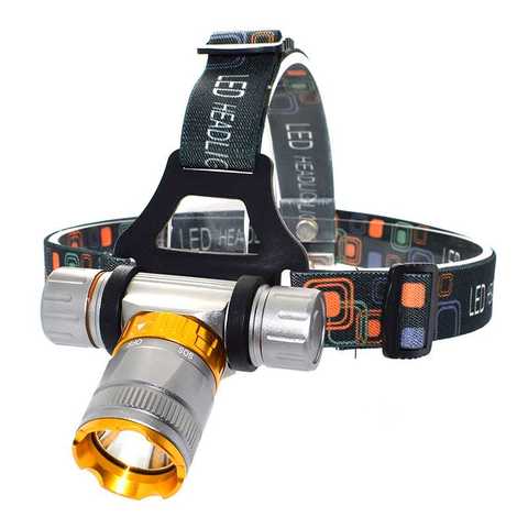 Lampe frontale étanche à lumière LED T6, 5 Modes d'éclairage, idéal pour la plongée ou la chasse sous-marine, 4000 lumens ► Photo 1/6