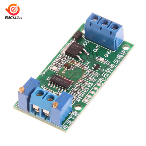 Module de tension à courant 0-5V 4-20ma, transmetteur de courant, convertisseur linéaire de Signal, carte isolée réglable ► Photo 1/6