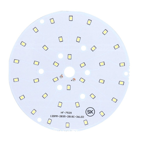 10 pièces LED ampoule 3W 5W 7W 9W 12W 15W 18W SMD 2835 300mA lumière ronde pour Downlight blanc froid éclairage spot ► Photo 1/6