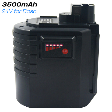 Batterie Rechargeable 24V 3500mAh Ni-mh pour Bosch BAT019 BAT020 BAT021 GBH 24VRE GBH 24VFR GBH 24VSR perceuses sans fil ► Photo 1/6