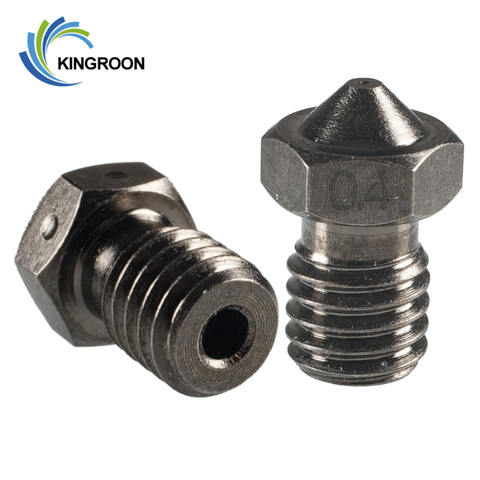 KINGROON – buse d'impression en acier dur E3D, V6, filament PEI PEEK, filetage M6, 1.75mm ► Photo 1/6