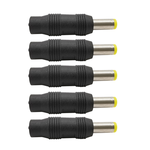 Prise de Conversion d'alimentation cc 5.5x2.1mm mâle vers 3.5x1.35mm femelle, adaptateur cc 3.5x1.35 femelle vers connecteur cc 2.1, 5/10 pièces ► Photo 1/6