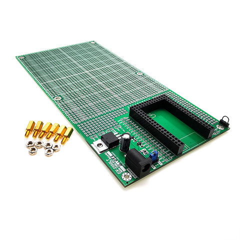 Double face Prototype PCB platine de prototypage bricolage 100x200mm 4.096 V pour Arduino Mega mini 2560 ► Photo 1/1