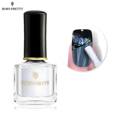 BORN PRETTY – colle adhésive pour ongles, 6ml, scintillante, transfert d'autocollants, accessoire de Nail Art, pas besoin de durcir, lampe UV ► Photo 1/6