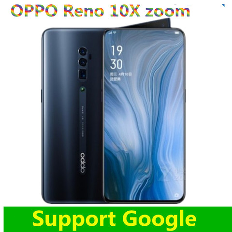 Téléphone portable d'origine Oppo Reno 10x zoom Snapdragon 855 6.6 