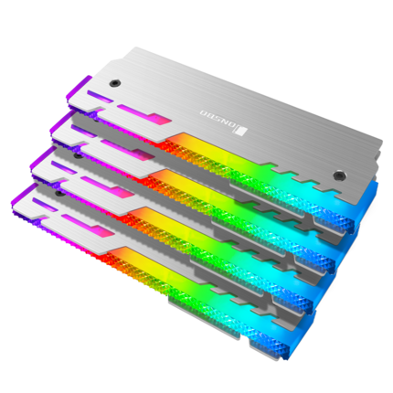 JONSBO 5V ARGB RAM mémoire dissipateur thermique gilet de refroidissement AURA contrôle aluminium ordinateur de bureau RAM refroidisseur dissipateur thermique radiateur coussin thermique NC-3 ► Photo 1/6