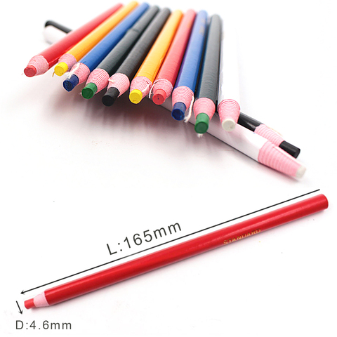 (6 pièces/paquet) stylo de couture 6 couleurs, stylo de coupe gratuit, outil de ligne de dessin, couture de vêtements, conception de motifs ► Photo 1/4