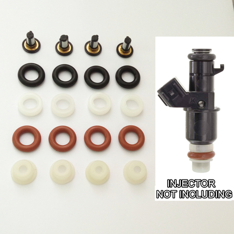 Kit de réparation d'injecteur de carburant 4 ensembles pour Keihin FJ1203 FJ1045 FJ785 FJ486 16450PWA003 16450-RNA-A01 adapté pour AY-RK068 de voiture Honda ► Photo 1/6