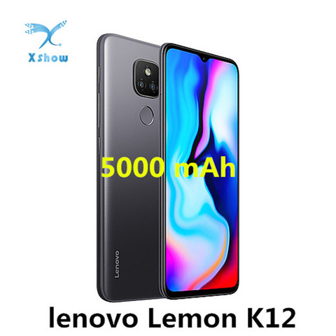 Lenovo citron K12 Smartphone 4GB RAM 64GB ROM 6.5 pouces 20:9 5000mAh Snapdragon 460 Octa Core 48MP caméra OTG téléphone portable ► Photo 1/6