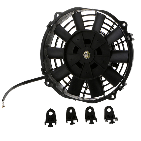 8 ''noir voiture camion véhicule moto radiateur électrique ventilateur de refroidissement 80W 12V ► Photo 1/6