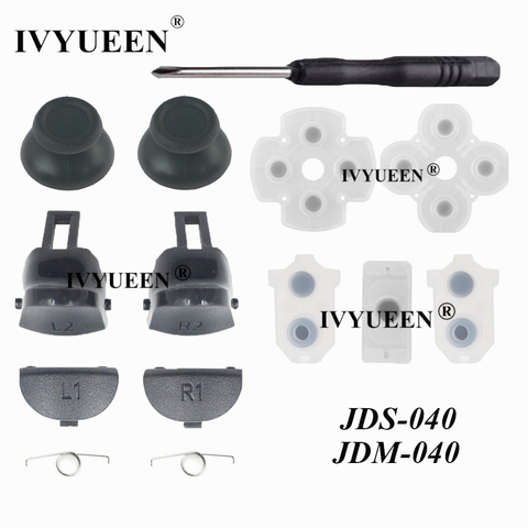 IVYUEEN – Kit de boutons de déclenchement analogiques, pour manette de PlayStation 4 Pro Slim R2 L2 L1 R1, JDS 055 050 040 030 011 ► Photo 1/6