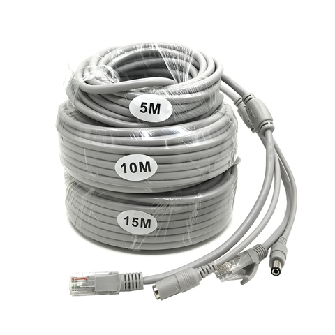 Câble Ethernet Cat5 pour caméra IP POE/NVR/Cat5, cordon réseau LAN, haute qualité, pour vidéosurveillance et ordinateur ► Photo 1/6