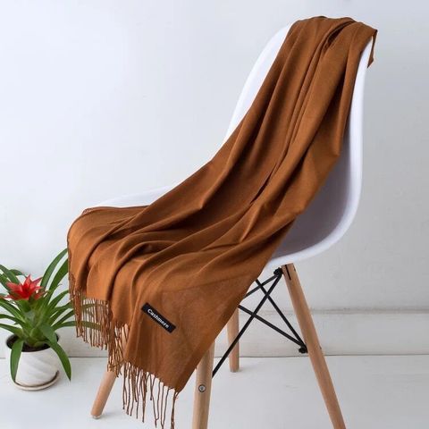 2022 hiver mode femme cachemire laine mince écharpe dames chaud châle couleur Pure unisexe Pashmina solide wrap femmes livraison gratuite ► Photo 1/6