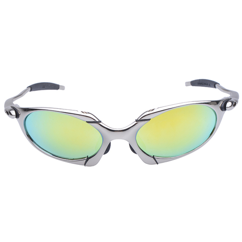 Lunettes de soleil polarisantes pour hommes, monture en alliage, UV400, cyclisme ► Photo 1/5