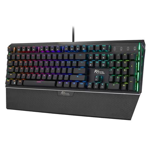 Clavier de jeu mécanique filaire RK950 rvb, 104 touches, Anti-ghosting, interrupteur marron, TKL, Royal Kludge ► Photo 1/6