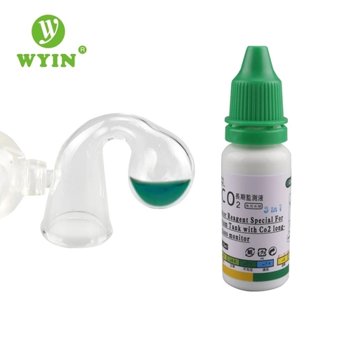 Wyin – compteur de bulles CO2 pour Aquarium, Solution, Test du PH liquide, moniteur à Long terme, pour plante, qualité ADA ► Photo 1/4