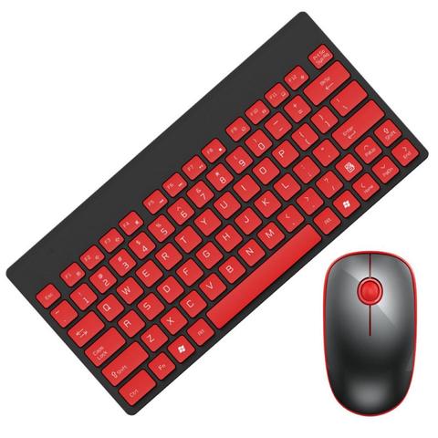 Mini-clavier de bureau mécanique ergonomique et sans fil, 1500DPI, réglable, souris de jeu pour ordinateur portable ► Photo 1/6