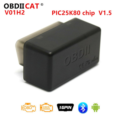 2022 Date Mini ELM327 ODB2 Adaptateur Bluetooth ELM 327 v1.5 Auto Diagnostic OBD2 Scanner pour Android Couple Meilleur Prix ► Photo 1/5