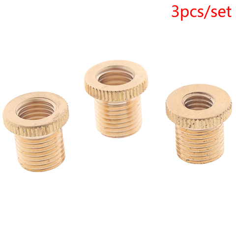 3 pièces pommeau de levier de vitesse filetage adaptateur écrous insérer M10x1.25 & M10x1.5 & M8 * 1.25 Kit ► Photo 1/6