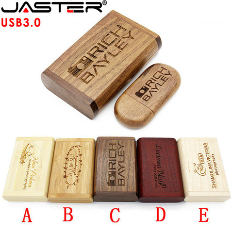 JASSTER-clé Flash USB 3.0, avec logo personnalisé, 1 pièce, 4 go, 8 go, 16 go, 32 go, 64 go, cadeau pour la photographie, boîte d'emballage ► Photo 1/6