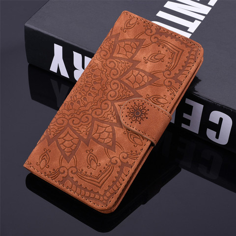 Coque à rabat en cuir gaufré pour Xiaomi, compatible modèles Redmi Note 8, 9, 7, 6 Pro, 4X, 5, 9S, 9A, Pocophone F1, 8A, rouge, Mi 7A, 8 Lite, 9T, A3 ► Photo 1/6