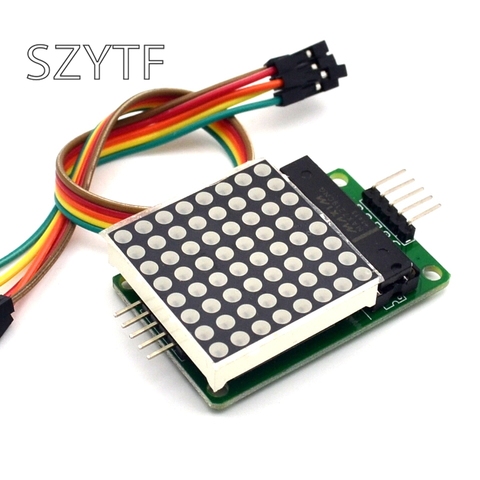 Module de microcontrôleur MAX7219 à matrice de points Compatible avec Arduino par le marché atomique ► Photo 1/3