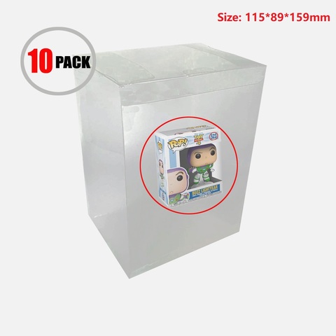 Ruitroliker 10 pièces étui de Protection en plastique transparent étui de Protection Compatible pour Funko Pop 4 pouces figurines en vinyle ► Photo 1/6