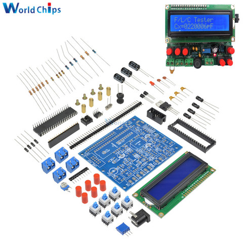 Compteur de fréquence numérique LCD secohmmètre condensateur kit de bricolage compteur de fréquence cymomètre Inductance testeur haute précision ► Photo 1/6