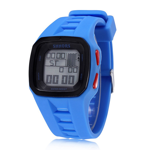 Shhors-montre numérique pour hommes, affichage numérique de sport, bracelet électronique, Led ► Photo 1/6