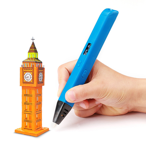 RP800A – stylo d'impression 3D professionnel, avec écran OLED, génération de stylo de dessin 3D, pour la fabrication artisanale d'art et l'éducation ► Photo 1/6