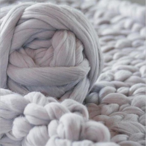 Fils de laine mérinos 250G, Super doux, fil à coudre, bricolage, bras volumineux, couverture, tricot grossier, tricot à la main, Spinning, crochet, bricolage ► Photo 1/6